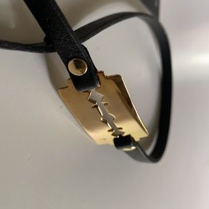 Alexander MQueen Razor Wrap Bracelet